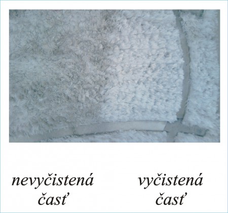 koberec prešívaný kožou, veľmi dlhý nitkový vlas